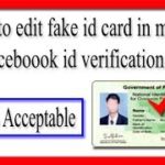 How to edit fake id card in mobile for Faceboook id verification 2017 {100% Acceptable} YouerTricks