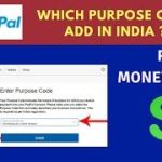 Paypal Account Which Purpose code Add In India ? Make Money