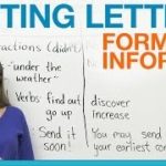 Writing Letters: formal & informal English