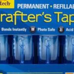 Ad Tech Permanent Crafter s Tape  0 31 by 315 Inch  4 Per