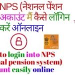 How To Login into (NPS) National Pension System Account Online – How to contribute online in NPS